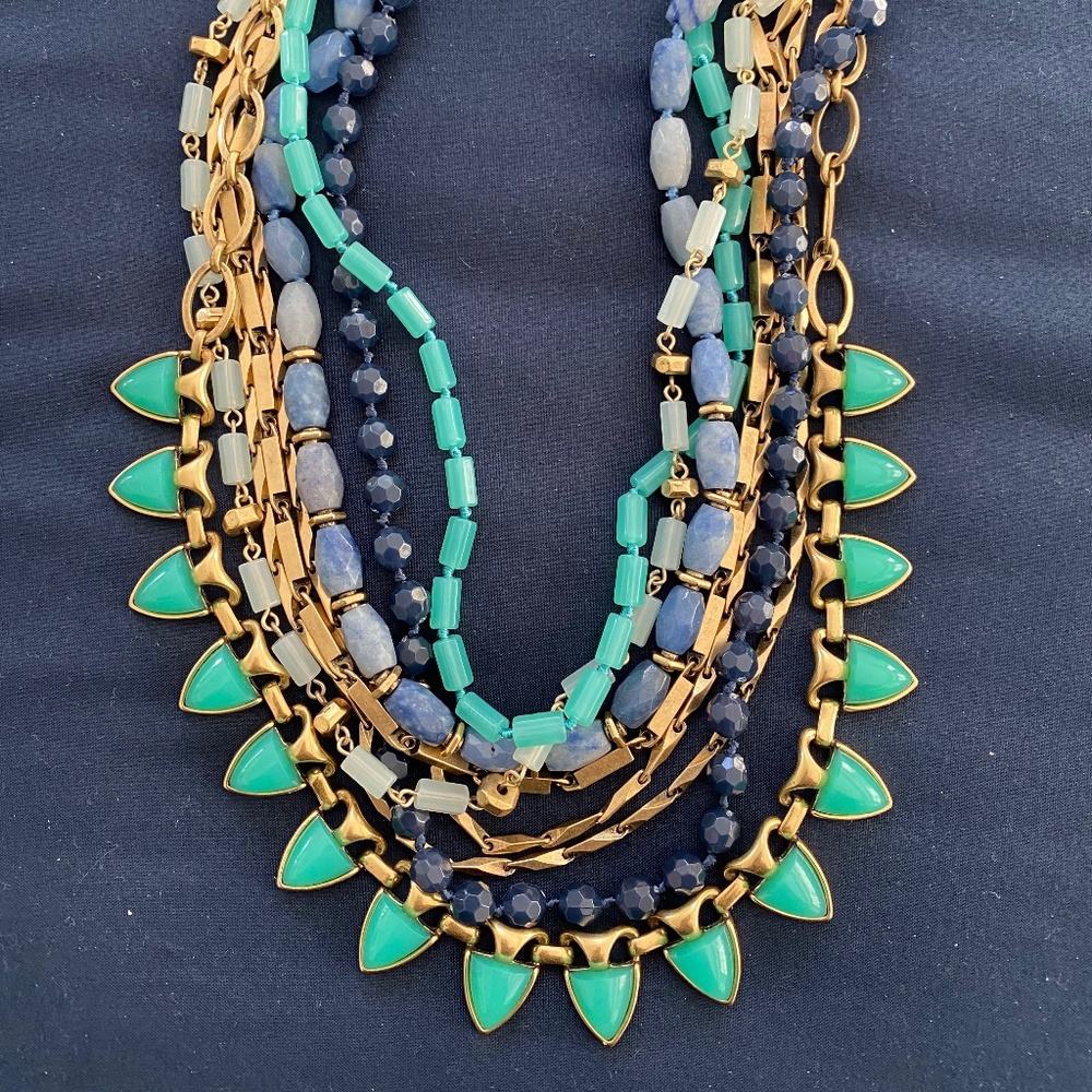 Stella & Dot Sutton blue & green